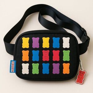 🍬 Haribo Gummy Bear Crossbody / Fanny Pack | Like New! | Sweet & Colorful Fun